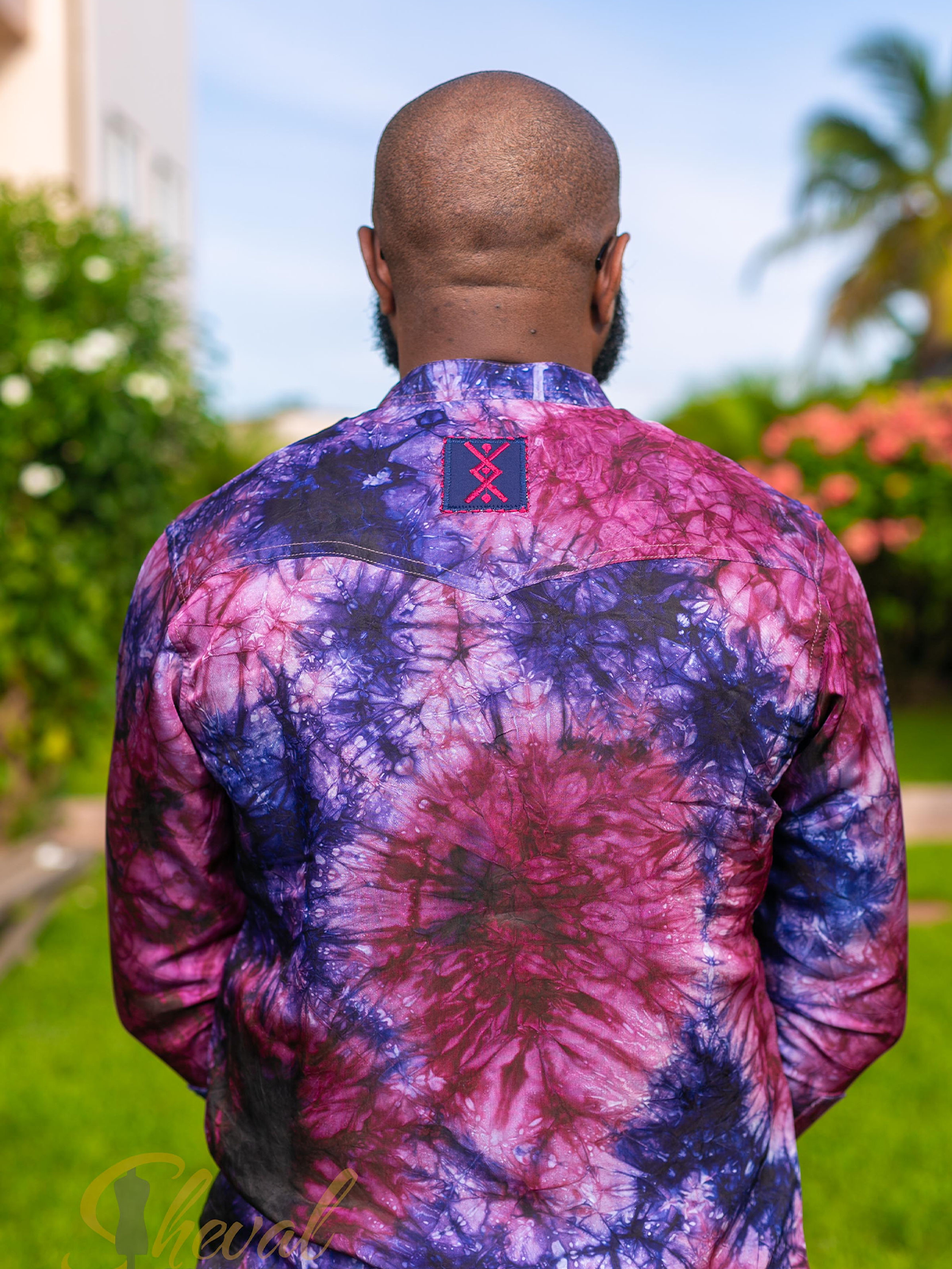 Edudzi African Print Long sleeve Shirt - Image 2