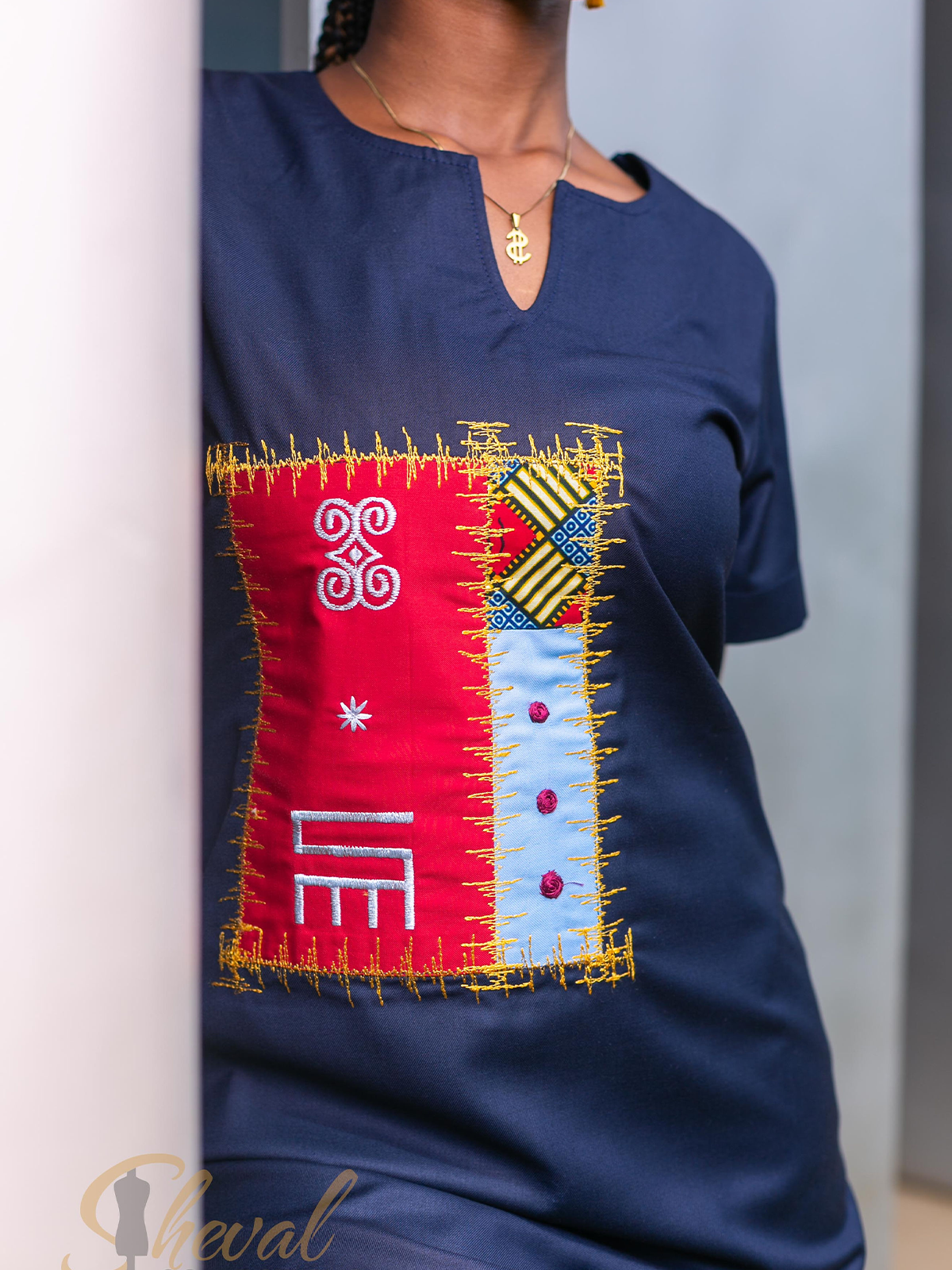 Dzifa Short Ladies Dress - Image 2